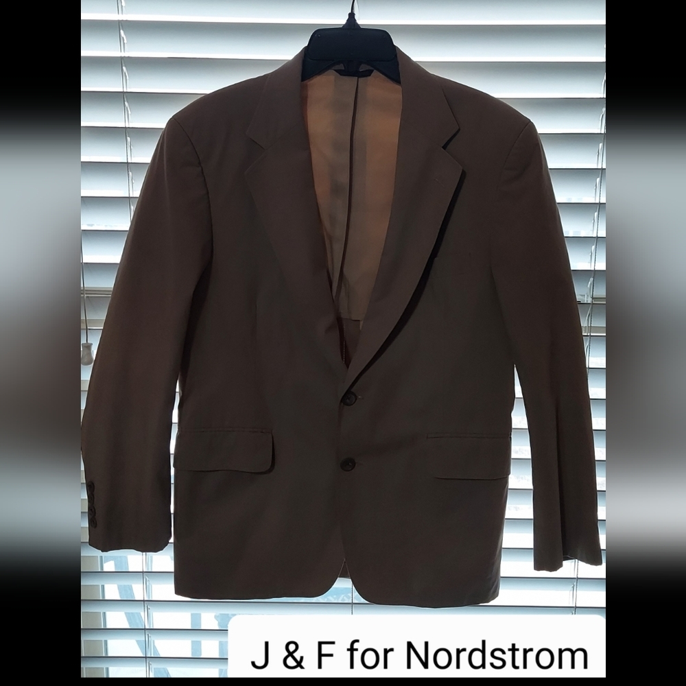 CLEARANCE Men's Tan Suit Jacket Blazer J & F for Nordstrom
